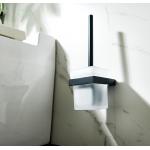 Bathroom Bowl Cleaning Steel Toilet Brush Holders Eco Friendly for sale