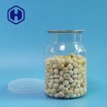 Custom 510ml Clear PET Can For Nuts packing Easy Open And Bring for sale