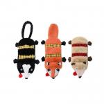 High Playability Fox Skunk Voice Corduroy Dog Pet Plush Toys