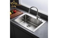 China 304 Thickened Handmade Sink Kitchenware Smooth Surface Easy To Clean supplier