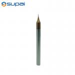High Hardness Micro Carbide Roughing End Mills 0.5mm AlTiN Coating for sale