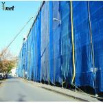 HDPE / PE / Nylon / Plastic Fireproof Mesh Netting Dust Proof Blue Debris Netting for sale