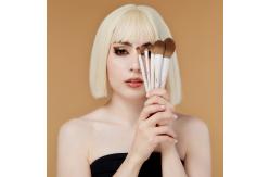 China Jessup Luxury Light Gray Comprehensive Eye and Face Brush Set 14pcs T329 supplier