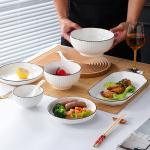 Dining Elegant Tableware Set , 12 Piece Ceramic Dinnerware Set for sale