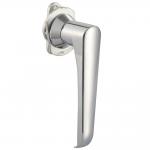Silver Garage Door Handle Lock Chrome Plated Keyless Cabinet Lock for sale