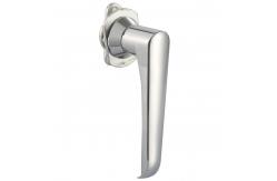 China Silver Garage Door Handle Lock Chrome Plated Keyless Cabinet Lock supplier