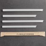 Cornstarch Biodegradable PLA Straws Individually Packaged for sale