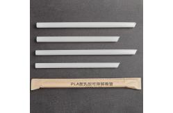 China Cornstarch Biodegradable PLA Straws Individually Packaged supplier
