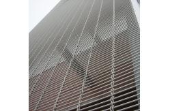 China Stainless Steel 316 Architectural Wire Mesh Panels For Blind Metal Drapery Wall supplier
