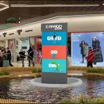Rotate Expandable LED Advertising Display Screen 3000*2400 Outdoor Digital Led Screen