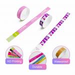 Printable Tyvek Paper Wristbands for Festival Events Customizable and Durable for sale