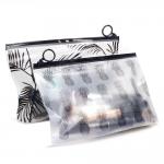 Cartoon Clear Woman Portable Transparent Travel Pvc Makeup Bag for sale