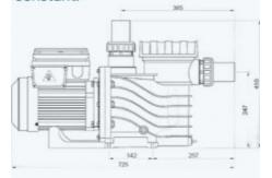 China 2023 EAKP100  1HP Swimming Pool  Pumps For Swimming Pool supplier