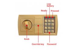 China Customized Solid Steel Electronic Digital Safe 8.5L With Full Digital Keypad supplier
