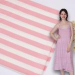 Breathable Striped Material Fabric 180cm Modal Yarn Dyed Cloth For Leisure Wear for sale