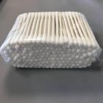 Paper Handle White Cotton Bud Swab Round Head For Cosmetic Cleaning for sale