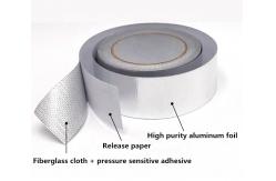 China High Strength Aluminium Foil Waterproof Tape Flame Retardant supplier