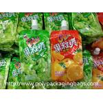 Customized Jelly Packaging Stand Up Spout Pouch in Laminated Plastic