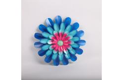 China Exquisite Metal Flower Ornaments Customized Metallic Wall Decor Rustproof supplier