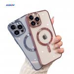 Electroplate TPU Magsafe Phone Case Shockproof Magnetic For IPhone 16 15 14 Pro Max for sale