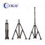 Aluminum 4.2M 5.7M 120N Pneumatic Telescopic Antenna Mast for sale