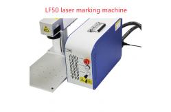China Jewelry Coding And Marking Machine Touch Screen 50w Fiber Fly Laser Printer supplier