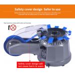 Solid Transparent Desktop Tape Dispenser Plastic Electric 3mm Width Office Use