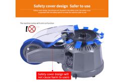 China Solid Transparent Desktop Tape Dispenser Plastic Electric 3mm Width Office Use supplier