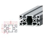 6063 T5 50100 Series Aluminum Extrusion Profiles T Slot For Equipment Frame for sale