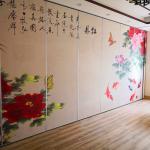 Customized Movable Wall Folding Partition Walls Painted Different Pictures