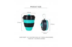 China OEM ODM 450ML Novelty Collapsible Silicone Coffee Cup supplier