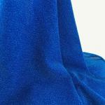 150cm Blue Plain Glitter Metallic Jersey Fabric 110gsm Polyester Lurex Fabric