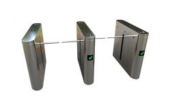 China Bi Directional Bridge Drop Arm Turnstile 1000mm Channel Width Flow Control supplier