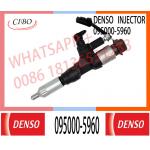 Common Rail Injector 095000-5960 for HINO J07E J08 23670-E0301
