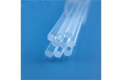 China Customized Hexagon Fused Quartz Rod with Heat-resistant supplier
