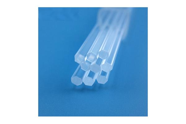 Customized Hexagon Fused Quartz Rod with Heat-resistant
