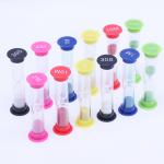 Home Decoration Plastic Hourglass  DIY Hourglass Timer For Game for sale