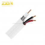 CCTV Coaxial Video Cable Siamese CMR Rated Cable 95% BC Braiding with BC Power for sale