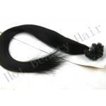 Unprocessed Custom Human Hair Wigs / U - Tip Long Pre Bonded Hair Extensions