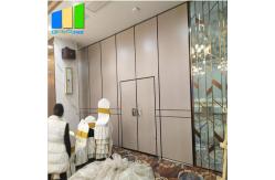 China Ebunge Movable Partition Walls MDF Finish Aluminum Frame Folding Acoustic Room Divider supplier