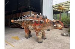 China Customized Performance Realistic Animatronic Ankylosaurus Dinosaur Double Costume supplier