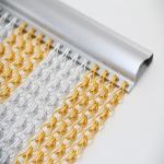 1.6mm Aluminum Chain Curtains , Chain Door Fly Screen for sale