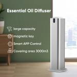 HOMEFISH 800ml Aluminum Commercial Tower Scent Diffuser for Home Lobby Bluetooth App Control for sale