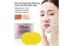 China OEM/ODM Glutathione Whitening Cleansing Bath Soap With 24k Gold Foil supplier