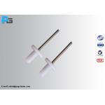 Long Taper Threaded Taper Pin Cylindrical Φ4 Length 50 Metal / Nylon Material IEC61032 for sale