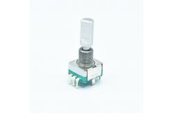 China 11mm Continuous Rotary Switch 300V AC Rotary Knob With Push Button 360 Degrees supplier