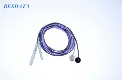 China 10 mm Sintered Silver Silver Chloride Electrodes with 1.5 meter leadwire supplier