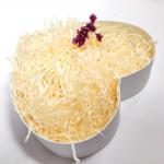80g Yellow Recycled Shredded Tissue Paper For Packing Fancy Decorative for sale