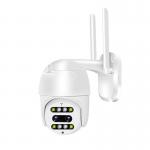 8MP IP Wireless CCTV Dual Lens Colorful Night Vision Camera for sale