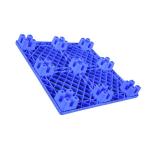 600Kg Dynamic Load 1100 X 1100 Plastic Pallets Nestable Blue HDPE For Medical / Food for sale